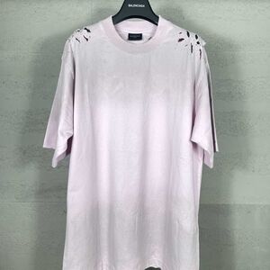 Balenciaga off-shoulder short-sleeved T-shirt